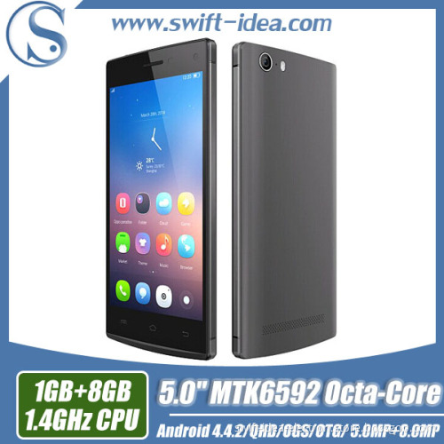OEM 5 Inch Kitkat 4.4 Mtk6592 Octa Core Android Smart Phone (W3)